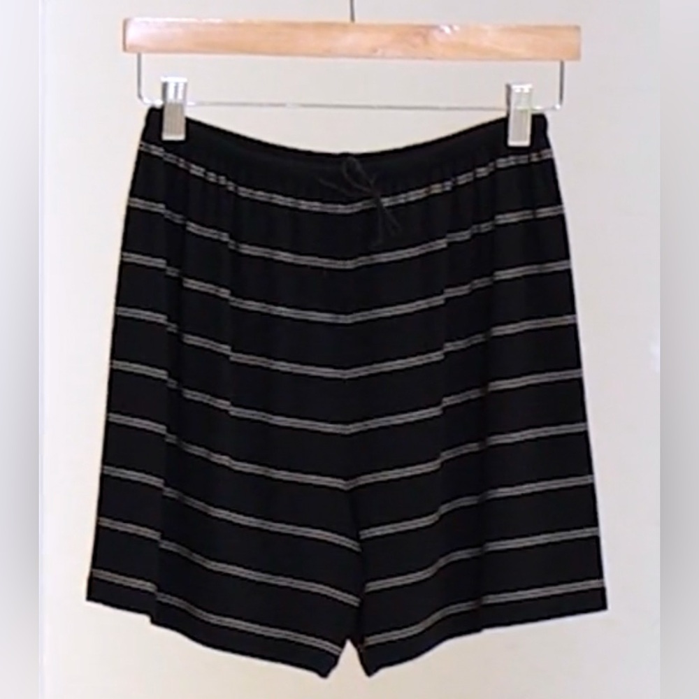 Vince Double Chalk Stripe Drawstring Shorts, NWT Size XS